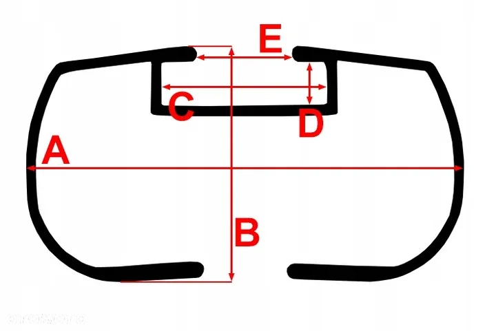 HOALTE Bagażnik dachowy na relingi na dach uniwersalny aluminiowy 120 cm - 4