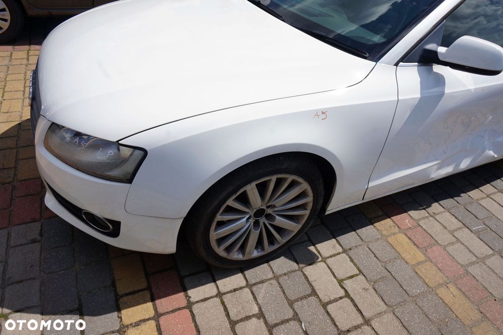 MASKA ZDERZAK BŁOTNIKI LAMPY A5 I 8T LY9C  AUDI 2007-2016 BIAŁY PRZÓD KOMPLETNY - 13