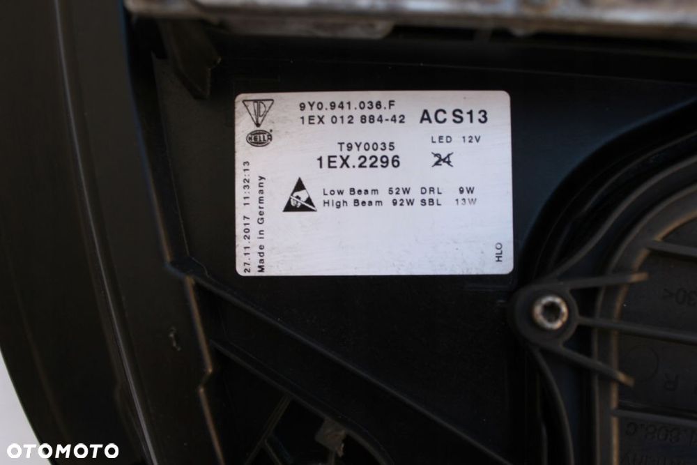 Porsche Cayenne 9Y0 2018- Full Led Matrix Komplet Oryginał 9Y0941035F 9Y0941036F - 10