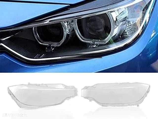 Set 2 Sticle Faruri Sticla Far BMW Seria 3 F30 F31 NFL Xenon / Halogen - 1
