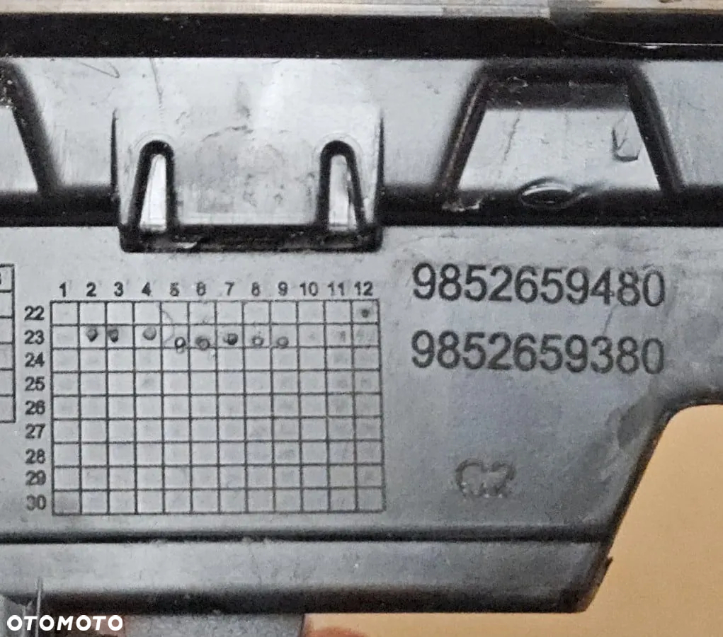ZDERZAK GRILL ATRAPA ZDERZAKA CHŁODNICY Peugeot 2008 II 2024 FL LIFT 9852659480 98252657680 - 5