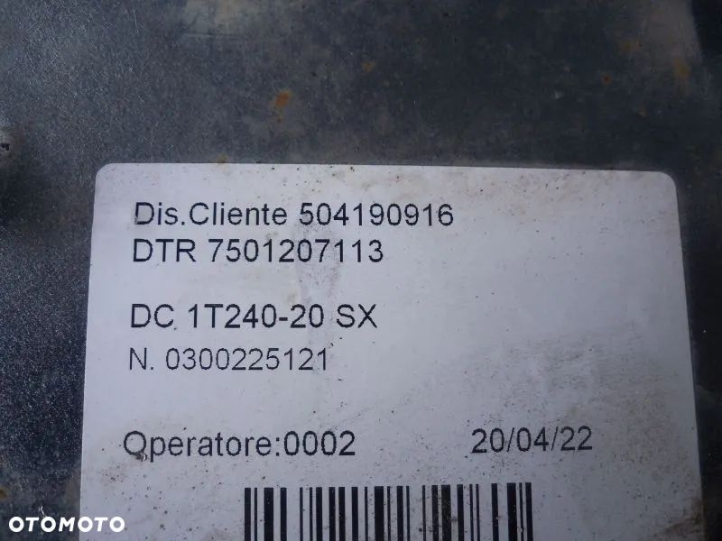 Iveco Dily 70 lewa poduszka zawieszenia 500042668 - 3