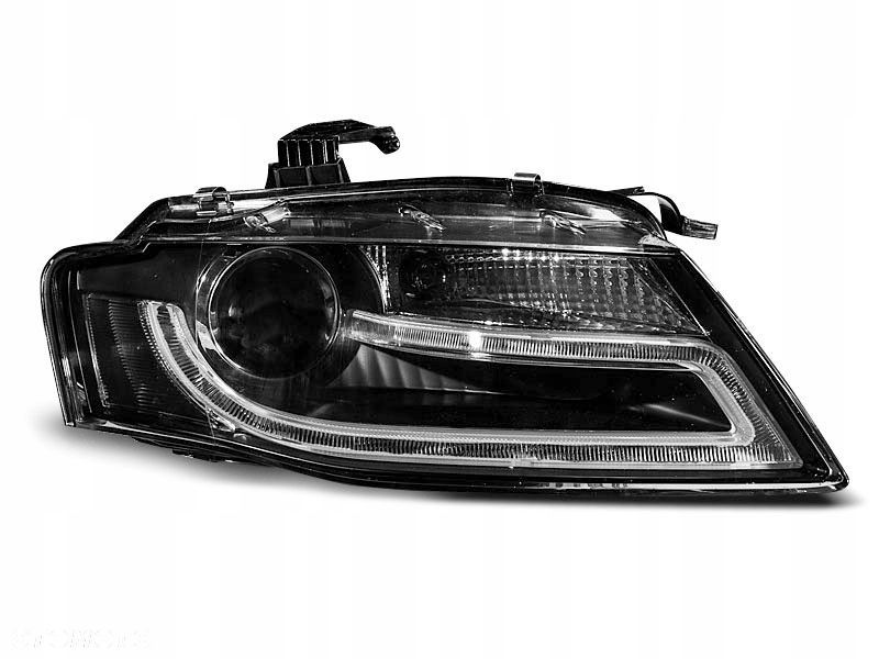 LAMPY REFLEKTORY AUDI A4 B8 08-11 TRU DRL BLACK - 1