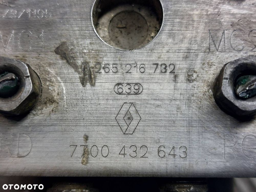 POMPA STEROWNIK ABS RENAULT MEGANE I LIFT 7700432643 0265216732 - 2