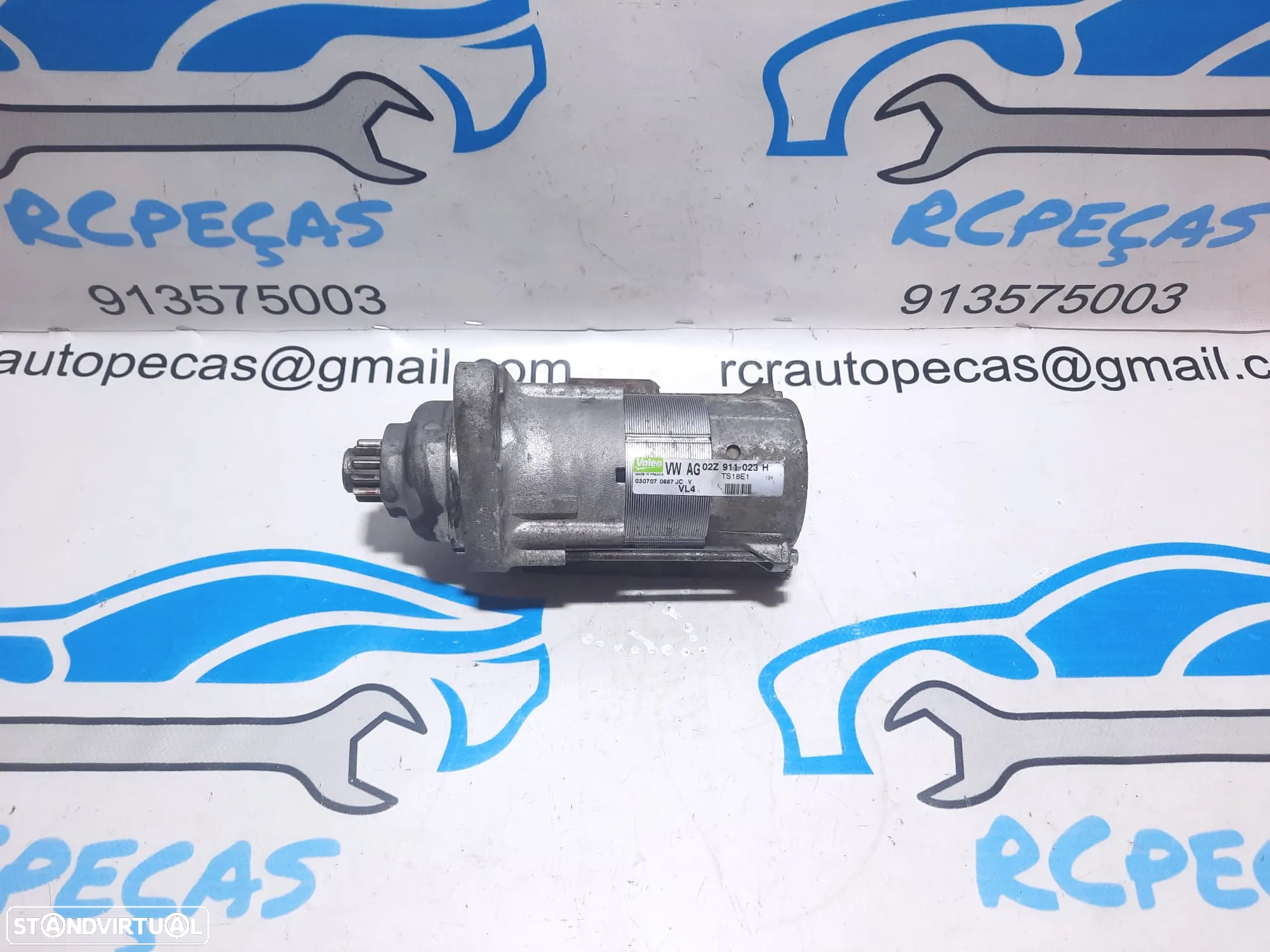 MOTOR ARRANQUE SKODA ROOMSTER 1.9 TDI 8V 100CV ATD 02Z911023H 02Z911023 OCTAVIA  FABIA VW VOLKSWAGEN BORA CADDY TOURAN GOLF SEAT TOLEDO LEON CORDOBA IBIZA ALTEA AUDI A3 - 3