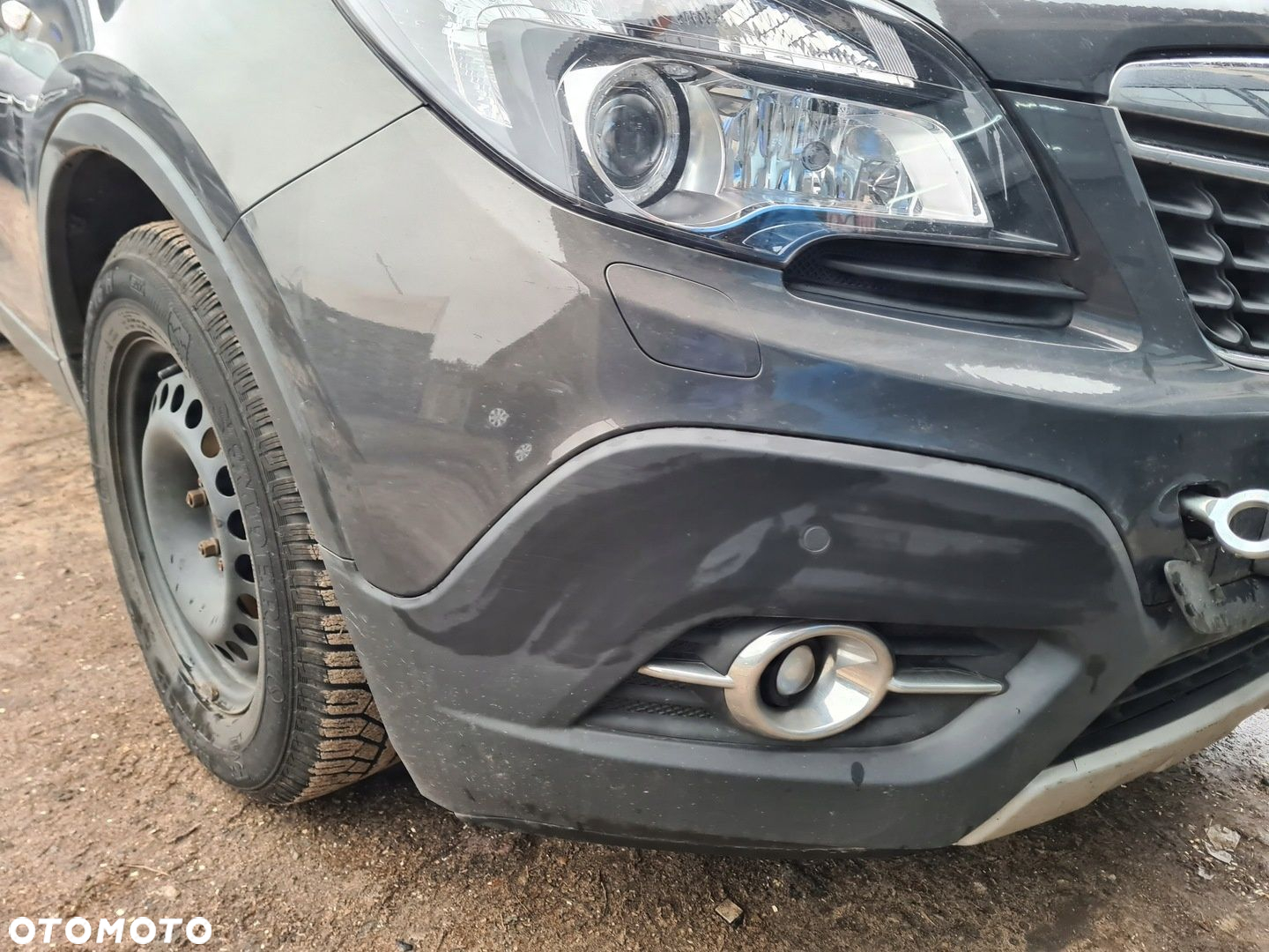 ZDERZAK PRZEDNI CZUJNIKI PARKOWANIA PDC SPRYSKIWACZE XENON MOKKA Z190 - 3