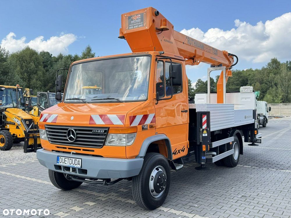 Mercedes-Benz Vario 814 D 4x4 Zwyżka RUTHMANN STEIGER T220 Podnośnik Koszowy - 15
