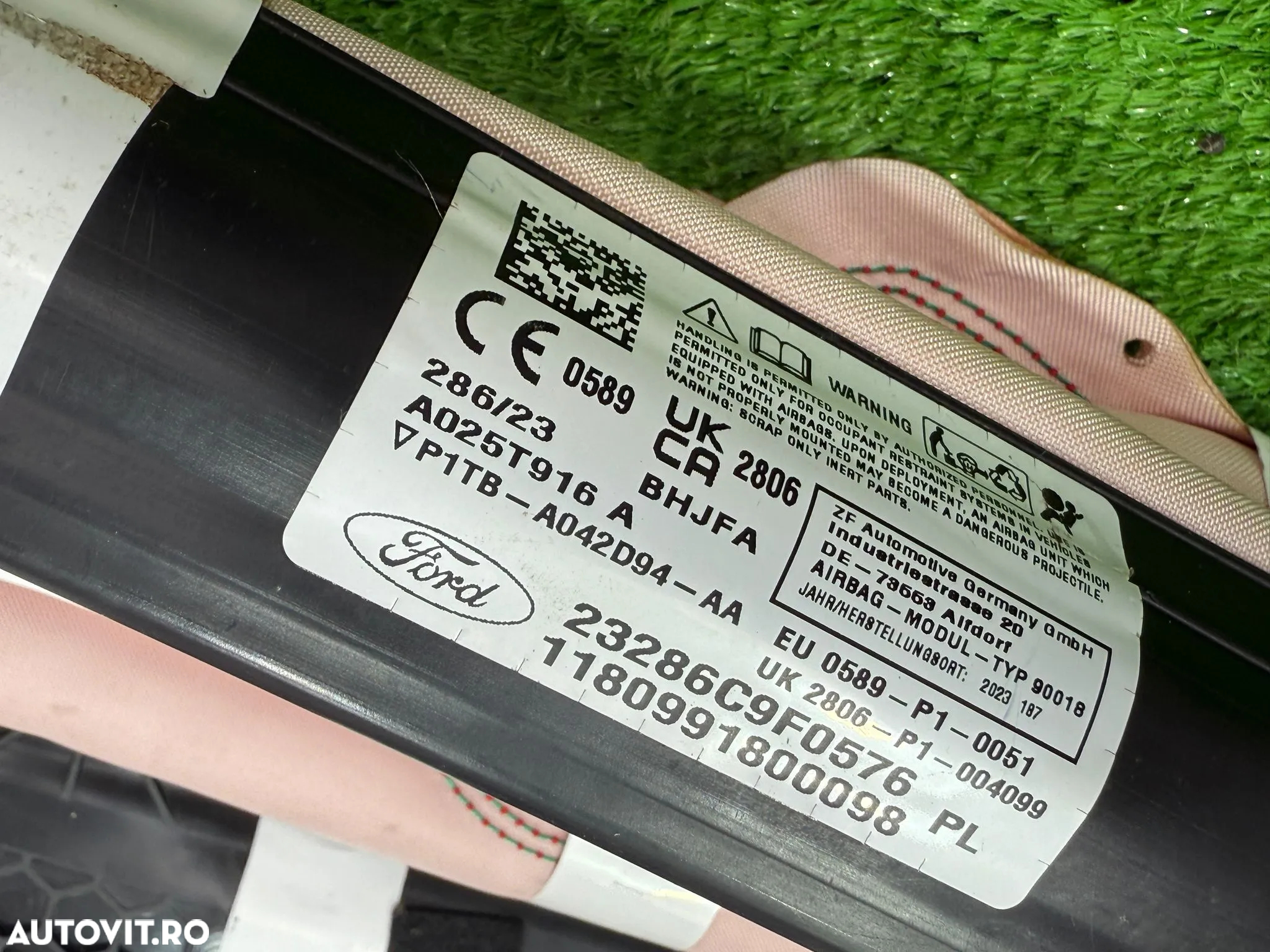 AIRBAG CORTINA DREAPTA FORD PUMA 2024 1.0 BENZINA EcoBoost Hybrid MHEV COD OEM P1TB-A042D94-AA 2020-2024 - 3