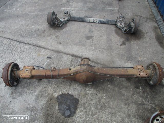 Eixo 86VB4001JG 61VB4025AB FORD TRANSIT L100 1991 2.5D 68CV 4P CINZA TRAS DIFERENCIAL CUBOS COMPLETO - 1