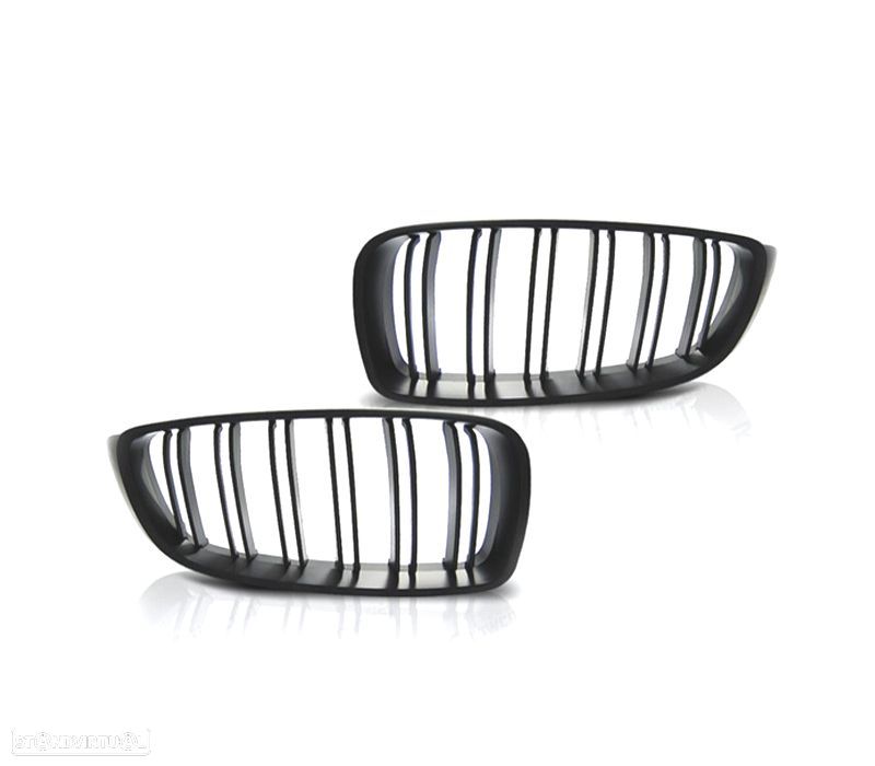 GRELHA FRONTAL BMW F32 F33 F36 LOOK M4 PRETO FOSCO - 4