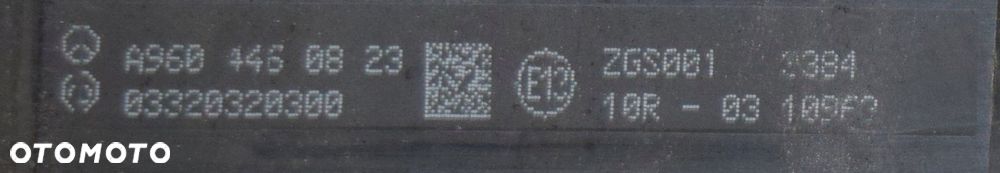 PANEL STERUJACY ŚWIATEŁ AWARYJNYCH MERC ACTROS MP4 - 2