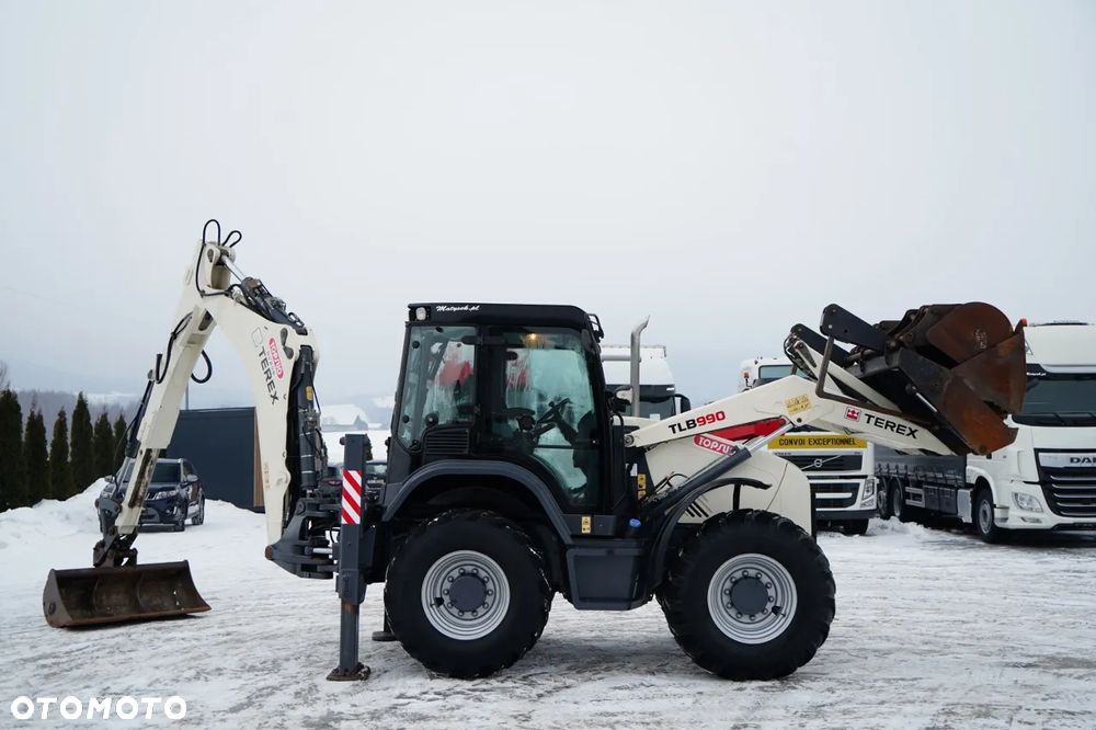 Terex TLB 990 /  KOPARKO-ŁADOWARKA / KOMPLET ŁYŻEK /  3 300  MTH / - 5