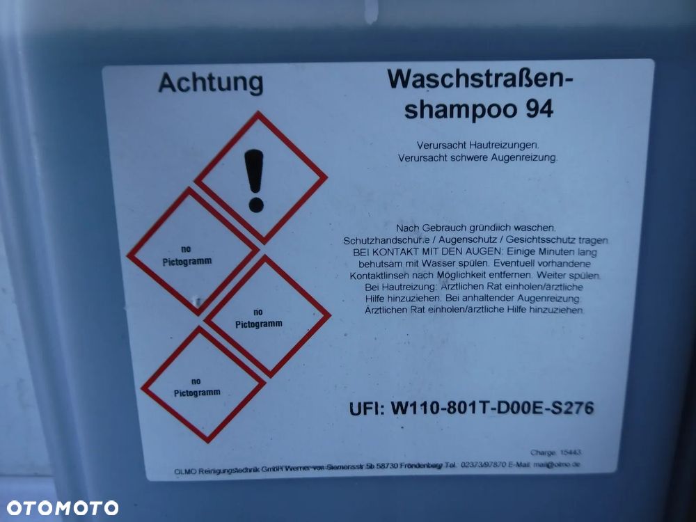 Szampon do mycia samochodu 25L OLMO 94 waschstrasen shampoo 94 - 3