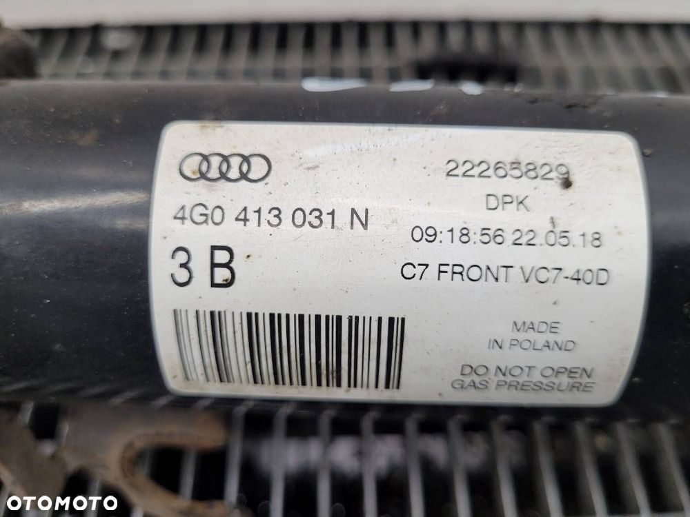 AMORTYZATOR PRZÓD PRAWY 4G0413031N AUDI A6 C7 2018 2.0 TDI EU - 4