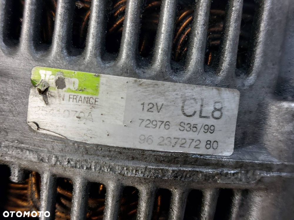 ALTERNATOR PEUGEOT 206 I 1.4 8v 9623727280 - 4