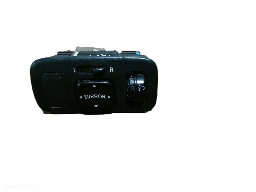 TOYOTA YARIS VERSO 99-05 r. PANEL ŚWIATEŁ + REGULACJA LUSTEREK przełącznik 547-2d33 + - 1