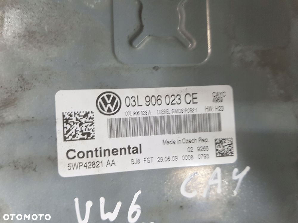 VW GOLF 6 VI 08-13r 1.6 TDI CAY KOMPUTER SILNIKA - 2