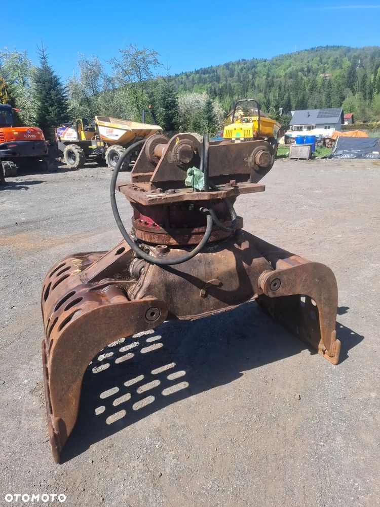 Chwytak chydrauliczny obrotowy sortujący wyburzeniowy kleszcze Demarec 1200kg - 1