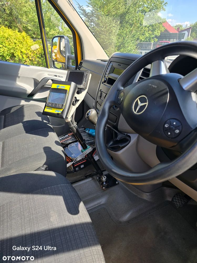 Mercedes-Benz Sprinter 313CDi Solarka Piaskarka Posypywarka Hydraulika rozrzutnik ECON Specjalny komunalny Schmidt gritter salt spreader pługopiaskarka ASR Tempomat Zimowy Komunalny - 18