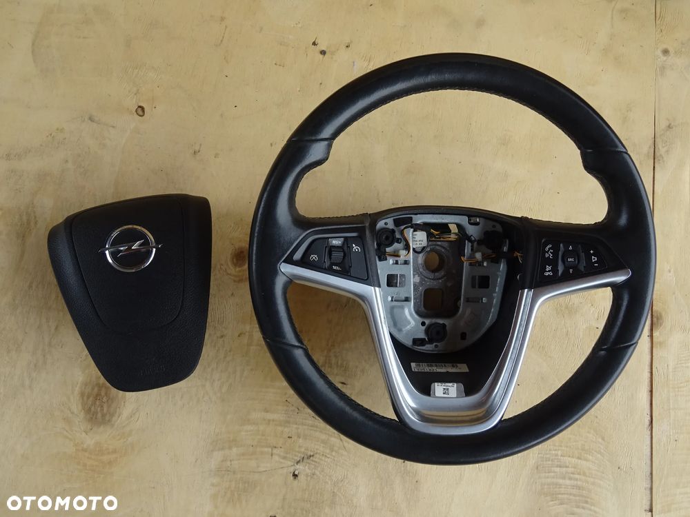 KIEROWNICA MULTIFUNKCJA SKÓRA OPEL ASTRA J ZAFIRA C, MERIVA B, MOKKA, INSIGNIA - 2