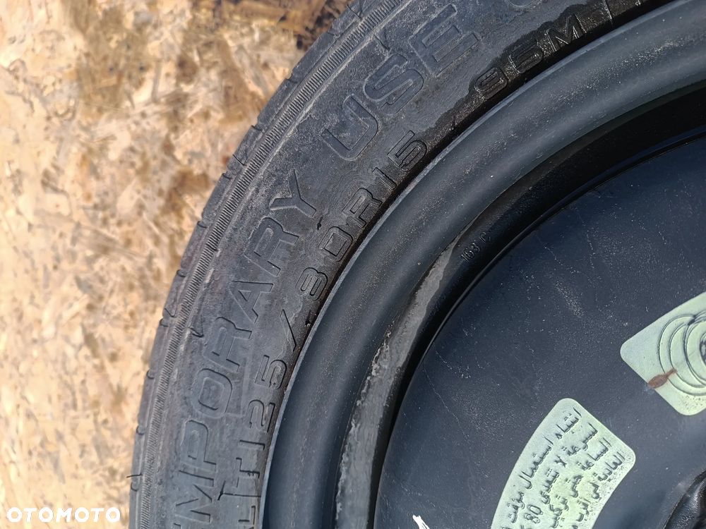 KOŁO DOJAZDOWE ZAPASOWE PEUGEOT 208 CITREON 15 CALI 4X108 - 3