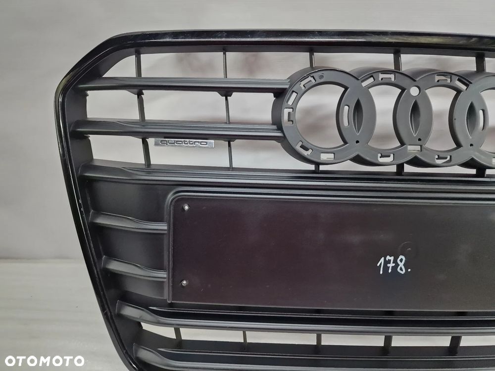AUDI A6 C7 4G0 S-LINE 10- ATRAPA / GRILL PRZEDNI PRZÓD BEZ PDC CZARNY BLACK , NR 4G0853653 / 4G0853651 , NR AUKCJI GL178 - 5