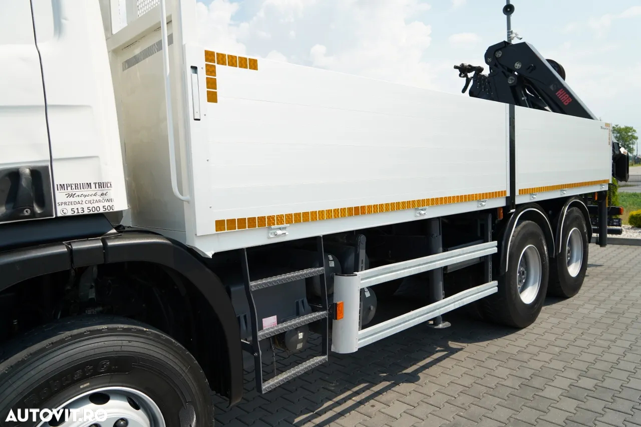 Scania P360 / 6X4 / LIVRARE 4.85 + HIAB 211 E-6 HIDUO / CAPACITATE DE RIDICARE 7100 KG / ATINGERE MAXIMĂ 16.5 M / RADIOCOMANDĂ - 14