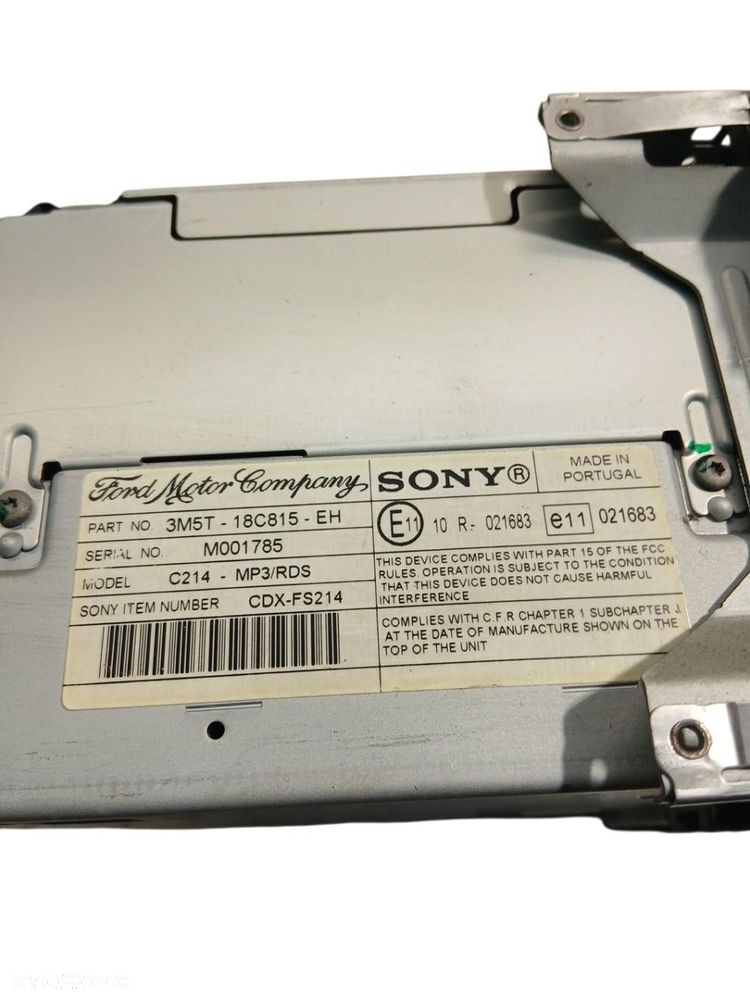 RADIO CD FORD C-MAX MK1 3M5T-18C815-EH C-MAX MK1 - 3