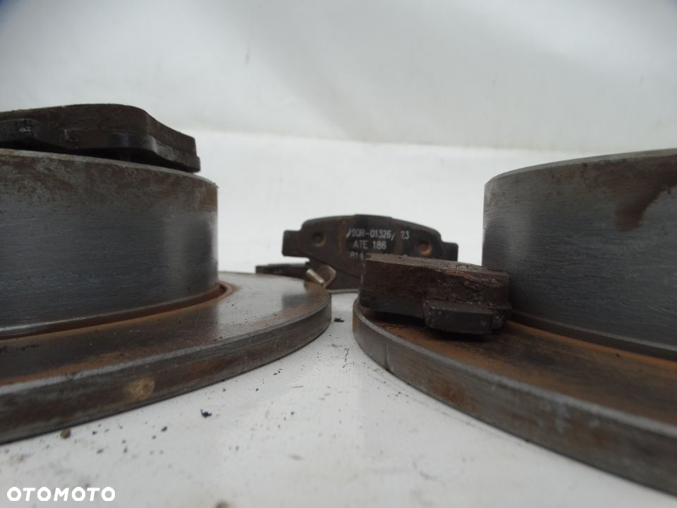 TARCZE HAMULCOWE + KLOCKI TYŁ ATE 290MM TOYOTA COROLLA VERSO II E12 F-VAT - 2