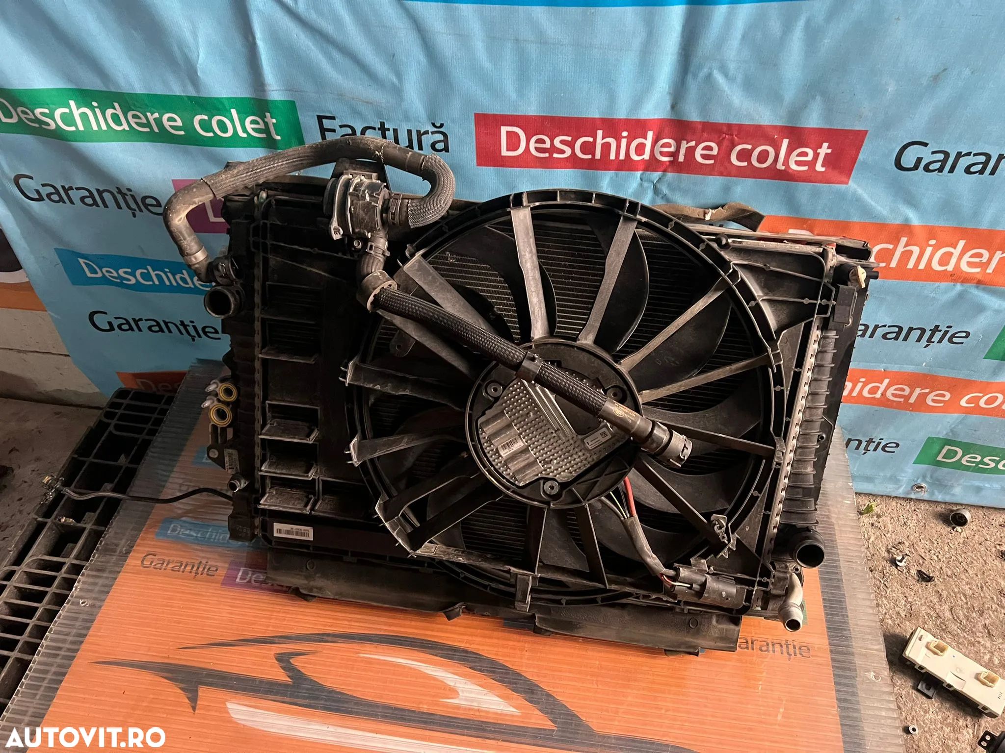 Radiator clima apa electroventilator Jaguar E-pace benzina - 1
