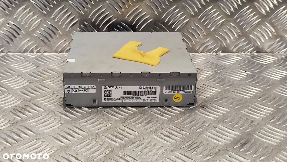 VW TOUAREG 7P 10-18R RADIO TUNER MODUŁ RADIOWY 4G0035053A 4G0035053 A - 1