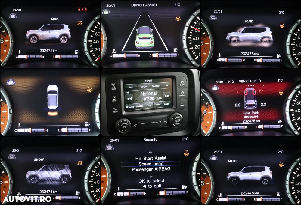 Jeep Renegade 2.0 M-Jet 4x4 Limited - 34