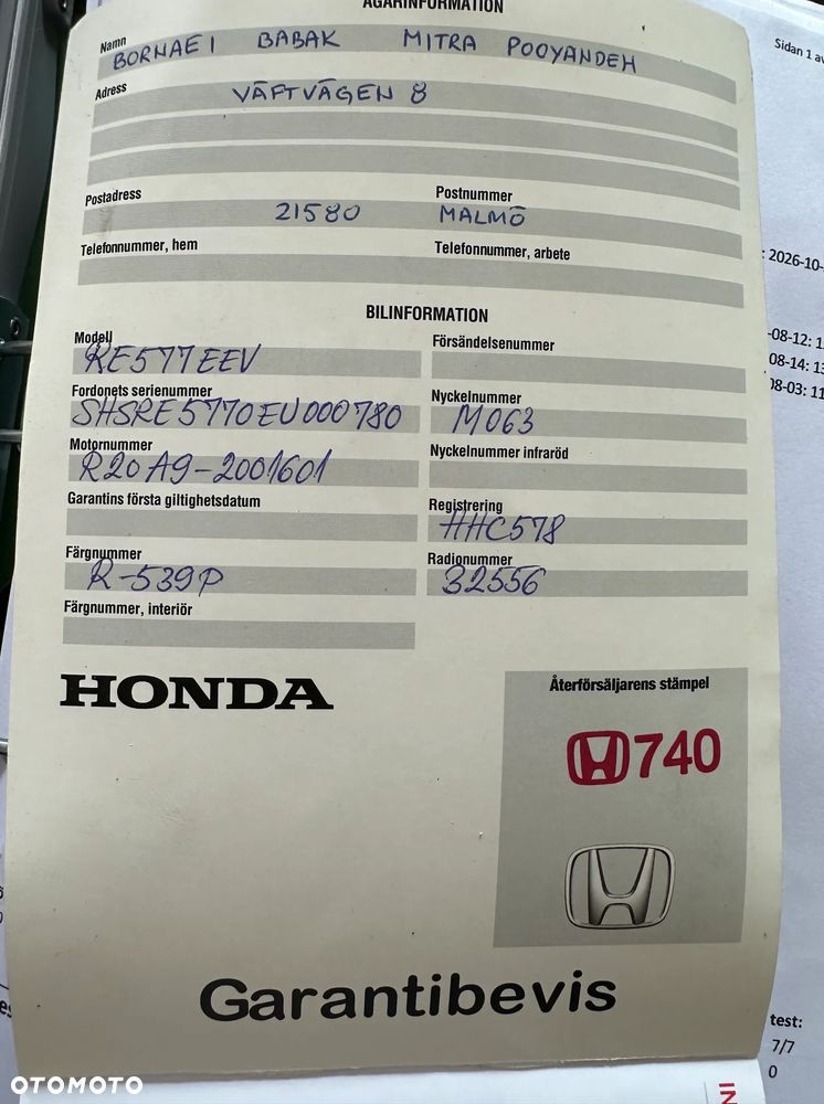 Honda CR-V 2.0i-VTEC 4WD Elegance - 28