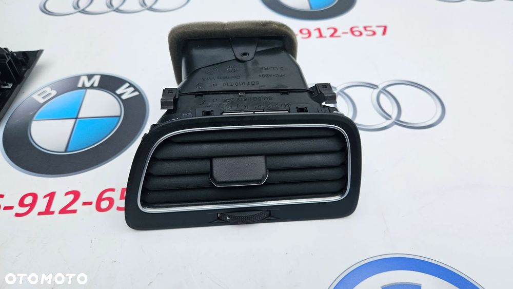 VW Golf 7 VII Kratka nawiewu prawa Dekor listwa Ramka radia 5G0857059 5G1819703C 5G1819743 5G1819704DE - 17