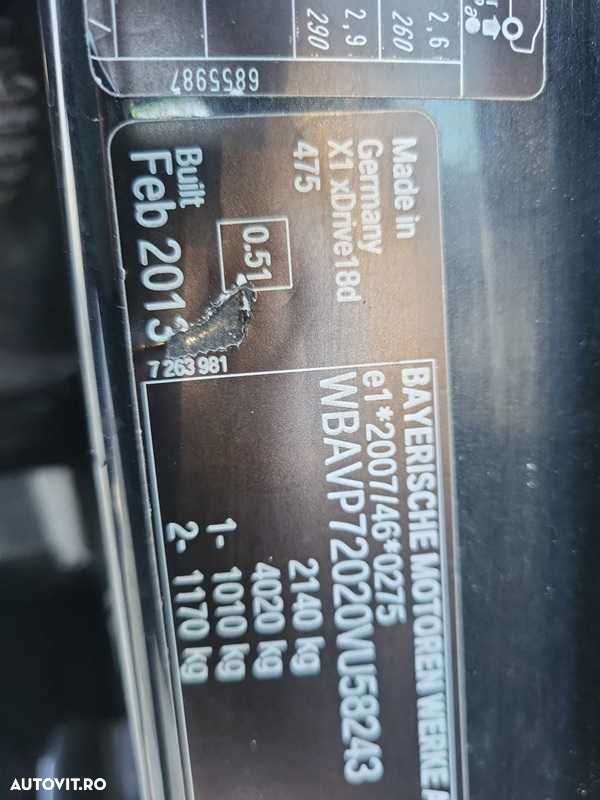 Dezmembrez bmw x1 e84 motor 1.8d xdrive automat 2013 M paket - 14