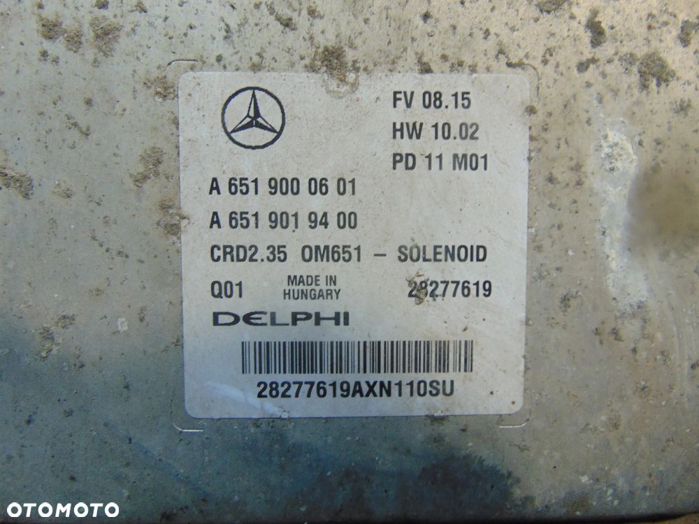 Sterownik silnika Mercedes Sprinter 2,2 CDI A6519000601 - 2