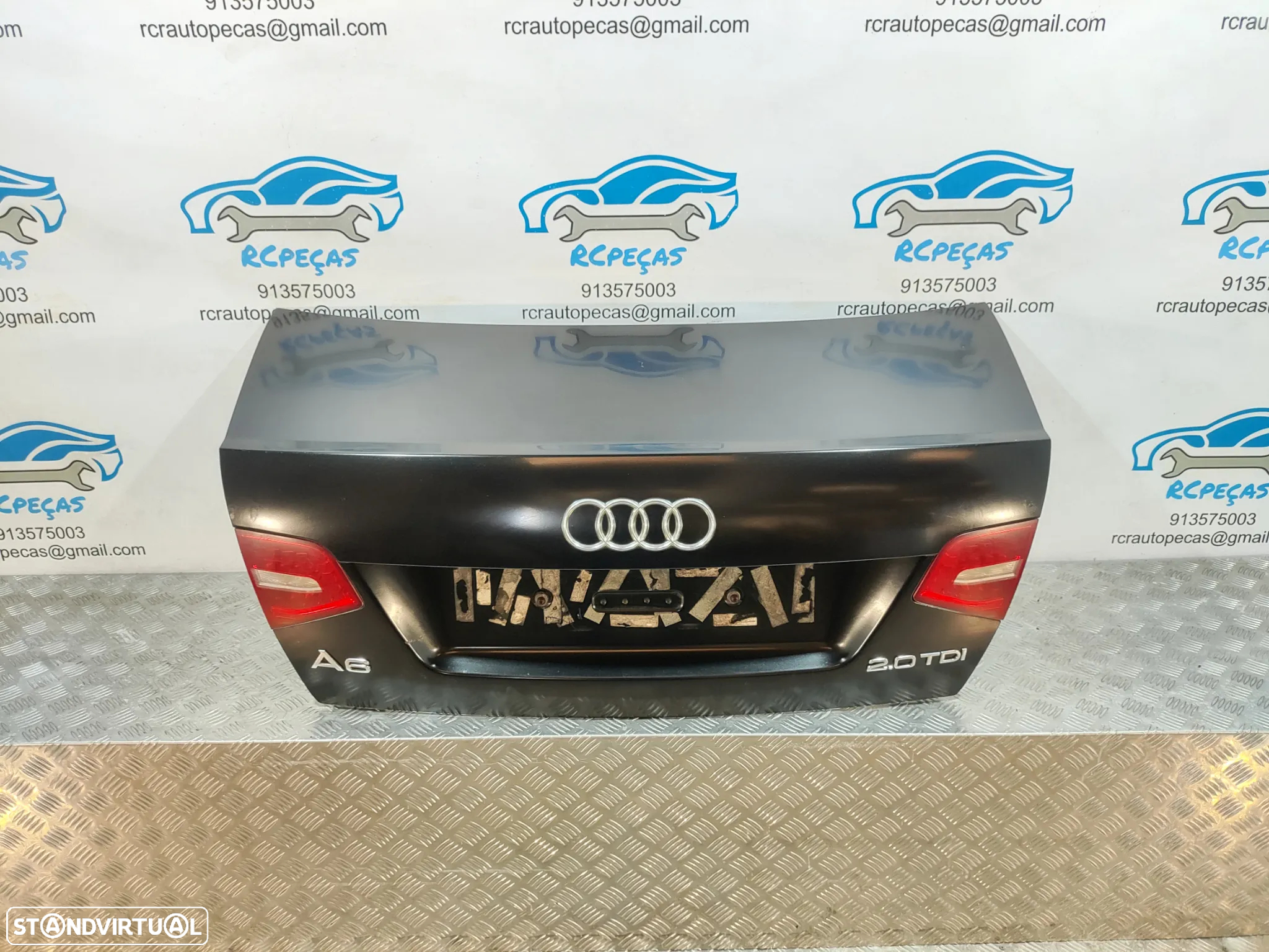 PORTA TAMPA MALA AUDI A6 C6 4F2 FACELIFT S-LINE SLINE S LINE 4F5827023Q FECHO PUXADOR - 4