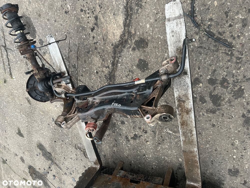 Vw Volkswagen Polo 9n zawieszenie przednie sanki lawa lawa wózek kołyska zwrotnica amortyzator mcpherson Piasta zaciski sanki zacisk amortyzator sprężyna - 3