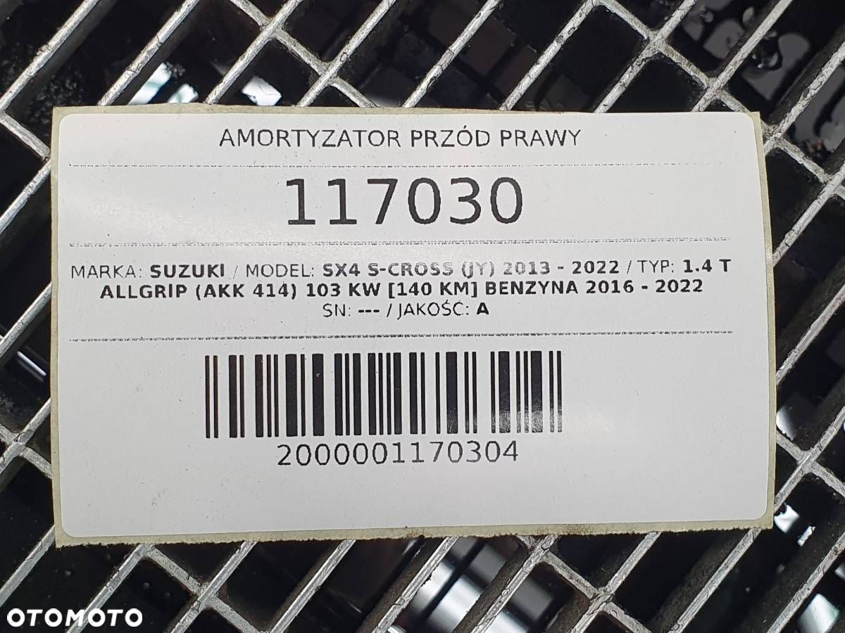 AMORTYZATOR PRZÓD PRZEDNI PRAWY ZWROTNICA SUZUKI SX4 S-CROSS LIFT 4160154PA - 8