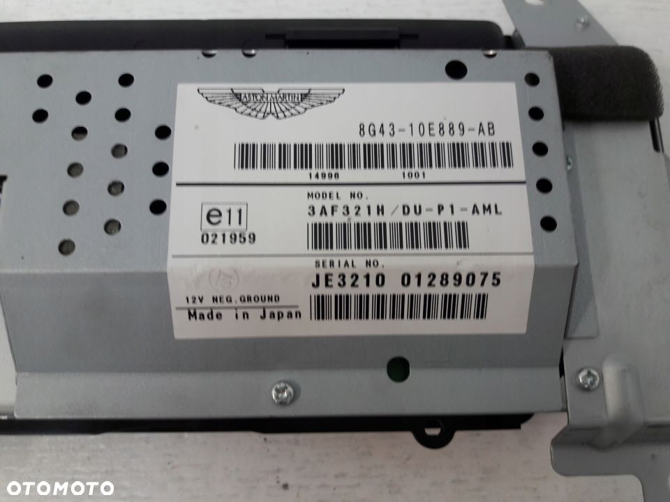 Aston Martin RAPIDE DB9 panel konsoli szklo Navi - 9