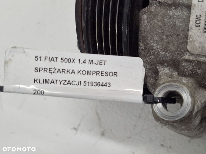 FIAT 500X 1.4 M-JET SPRĘŻARKA KOMPRESOR KLIMATYZACJI 51936443 - 8
