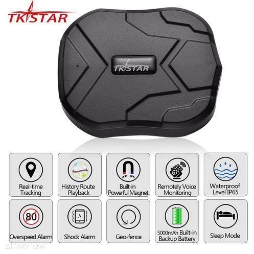 GPS Tracker TK905,Gizmondo si localizare auto, moto, cu incarcator - 2