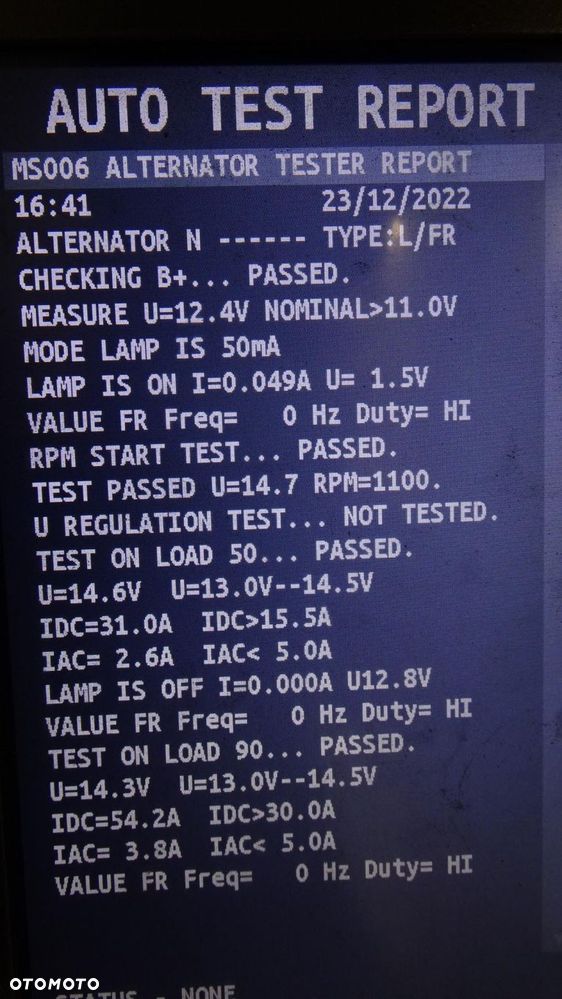 ALTERNATOR VOLVO V40 1.9 TDI - 4