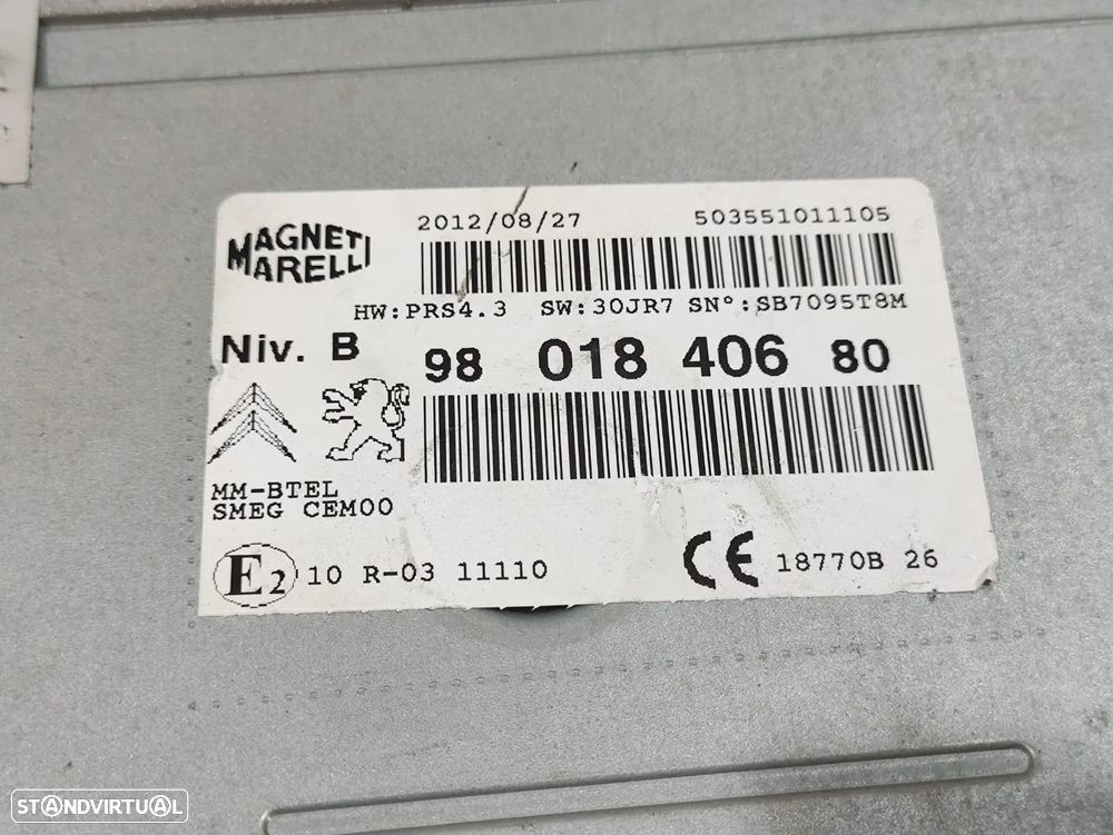 Auto radio CD Original Peugeot 208 1 I - 7