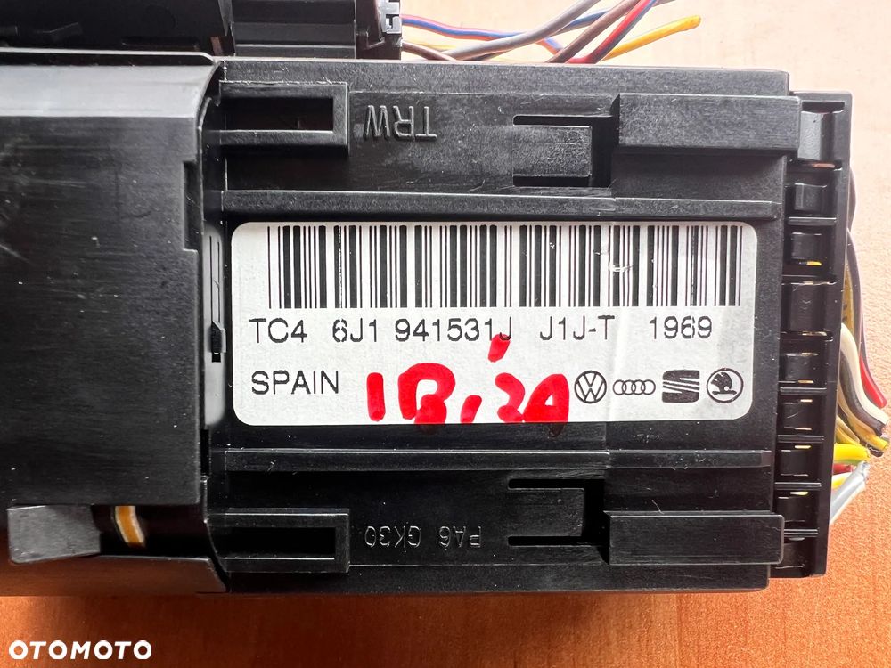 PANEL PRZEŁĄCZNIK ŚWIATEŁ SEAT IBIZA IV 6J1941531J - 3