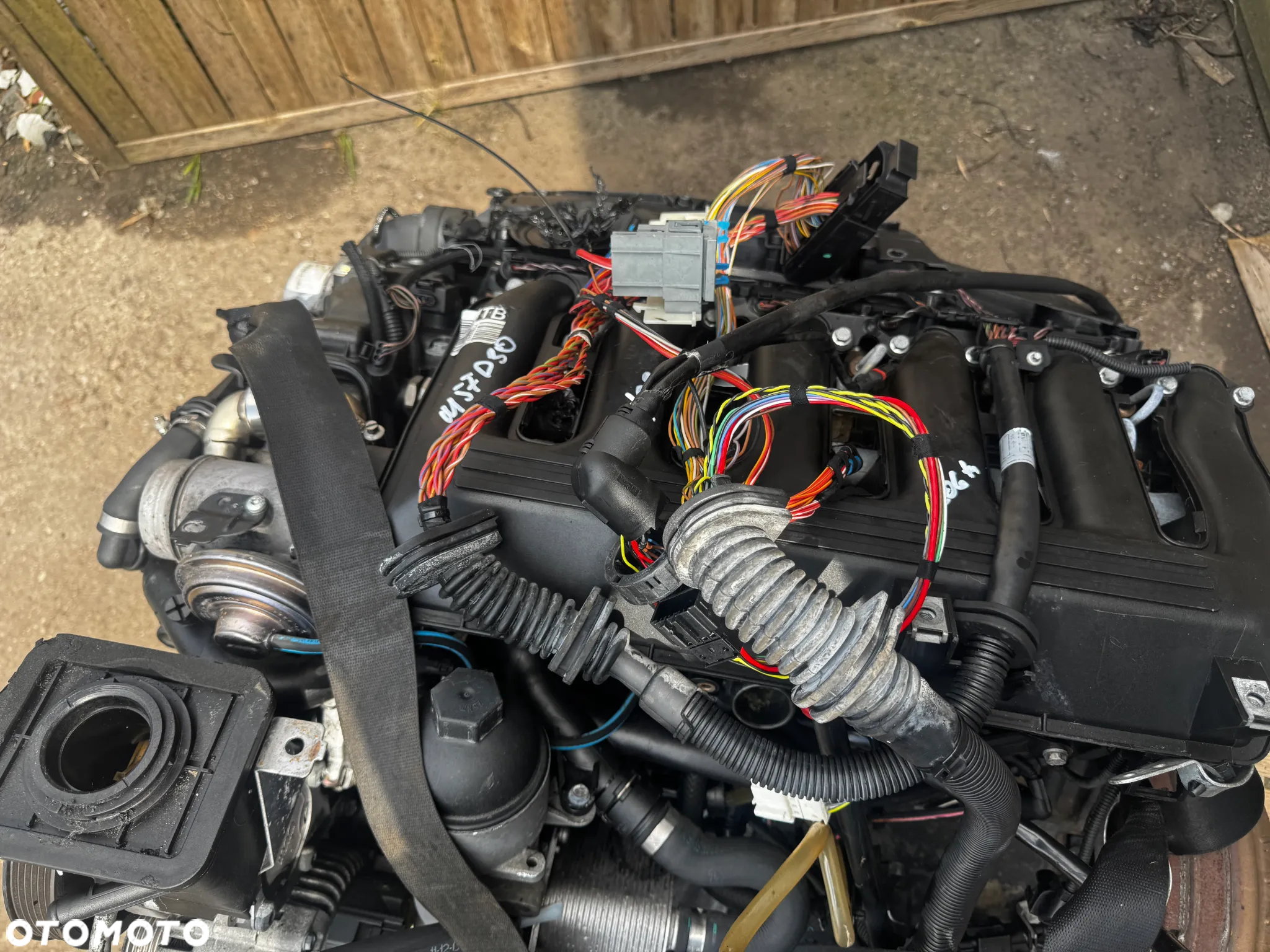 silnik m57d30 306d2 bmw e60 e90 kompletny 206 tys - 2