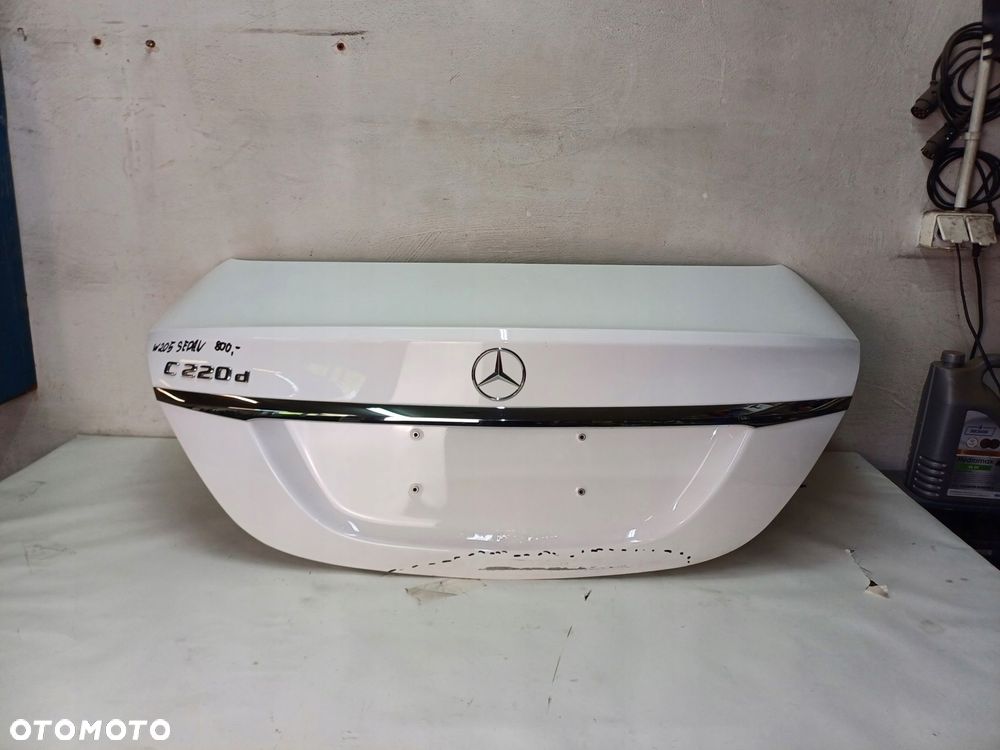 mercedes c klasa w205 sedan klapa bagażnika tył pokrywa bagażnika tylnia - 1