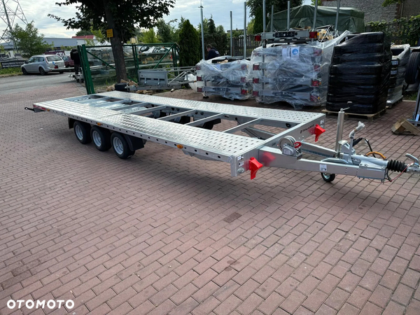 TEMARED Przyczepa CAR DECK 6021/3 3,5T 600x210cm 3 osie DMC 3500kg OKAZJA WYPRZEDAŻ!