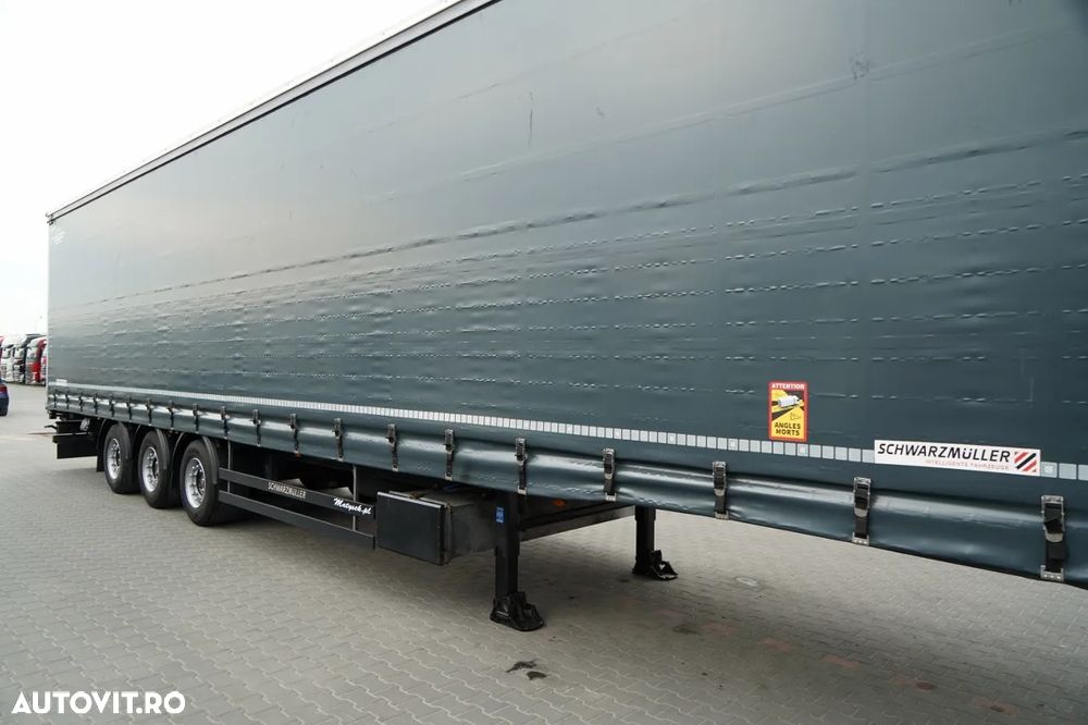 Schmitz Cargobull / CORTINĂ / MEGA / PUNȚĂ RIDICATĂ / PUNȚI SAF / ACOPERIȘ RIDICAT / PRELATĂ ARMATĂ - 15