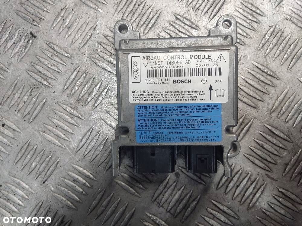 ZESTAW POSTRZAŁOWY AIRBAG MODUŁ FORD C-MAX I 03-10r 4M5T-14B056-AD - 5